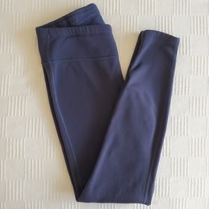 ATHLETA | Polartec Fleece Lined Tight Legging | Navy Blue | M